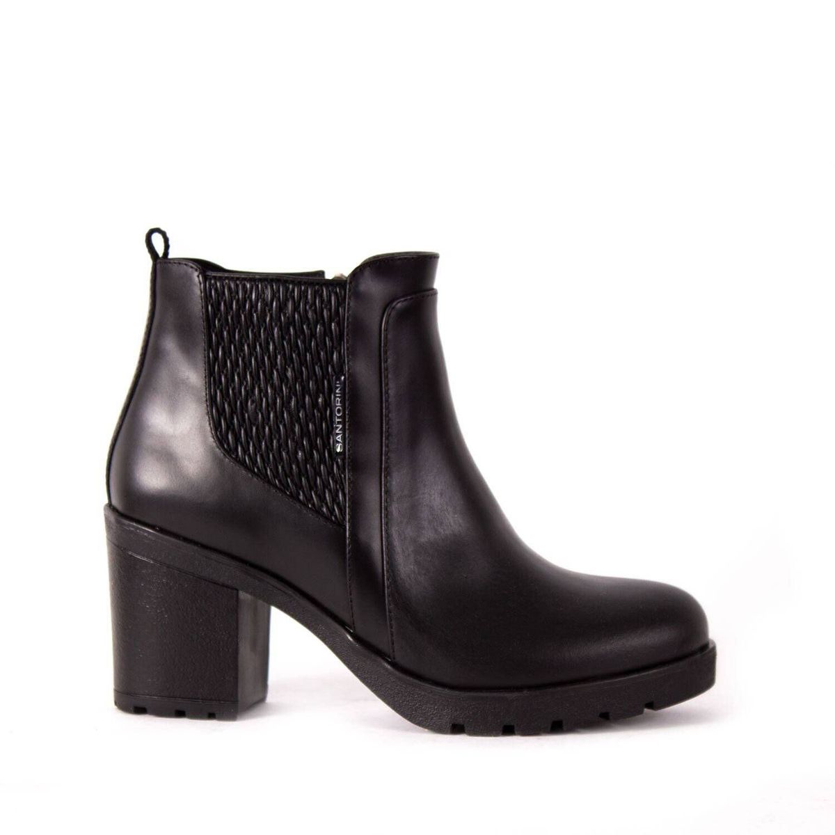 SANTORINI - Botines mujer santorini tacón 7.5 brina cuero