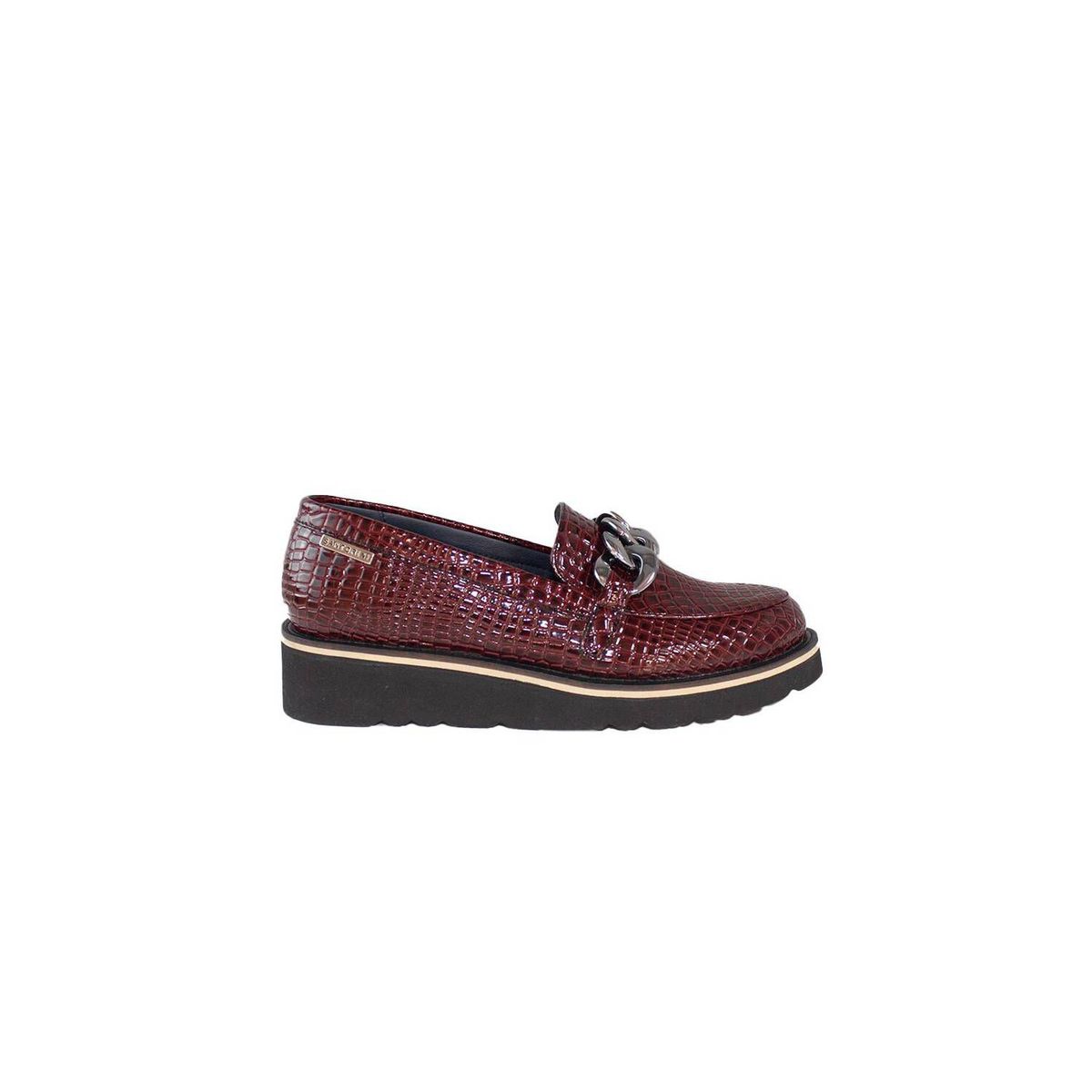 SANTORINI - Zapato casual mujer santorini malbe vinotinto