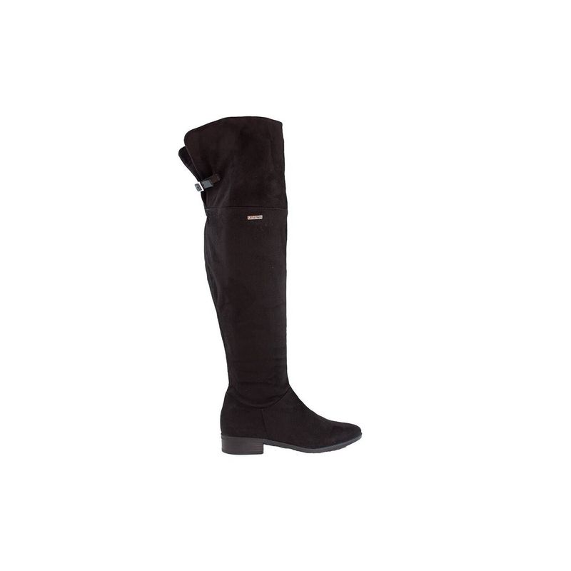 SANTORINI - Botas mujer santorini caña alta romerla negro