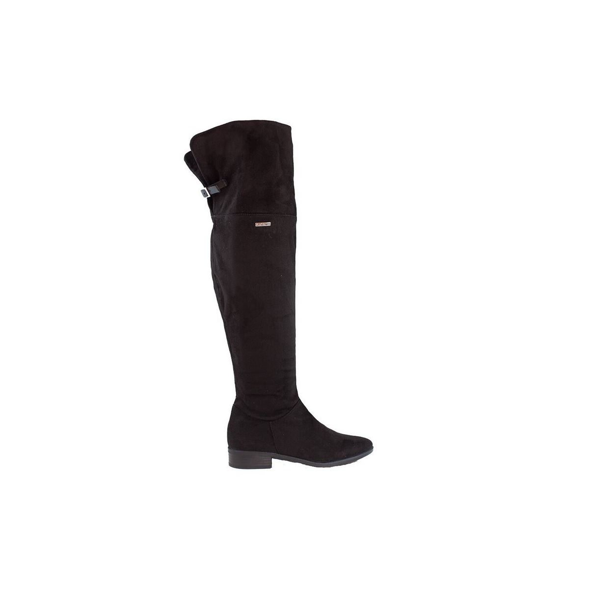 SANTORINI - Botas mujer santorini caña alta romerla negro