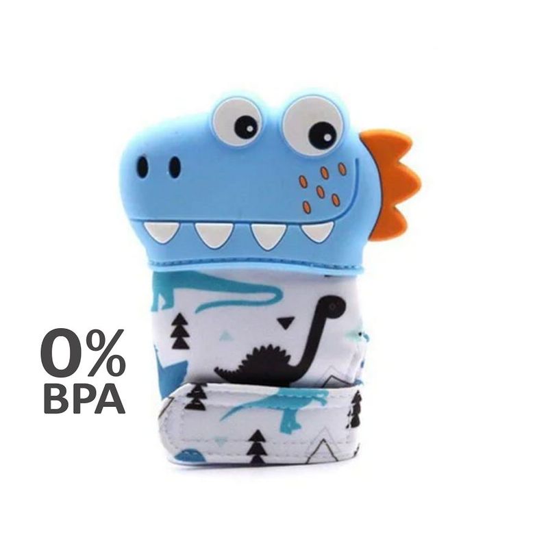 BEBETTO - Guante rasca encías dinosaurio ref kl
