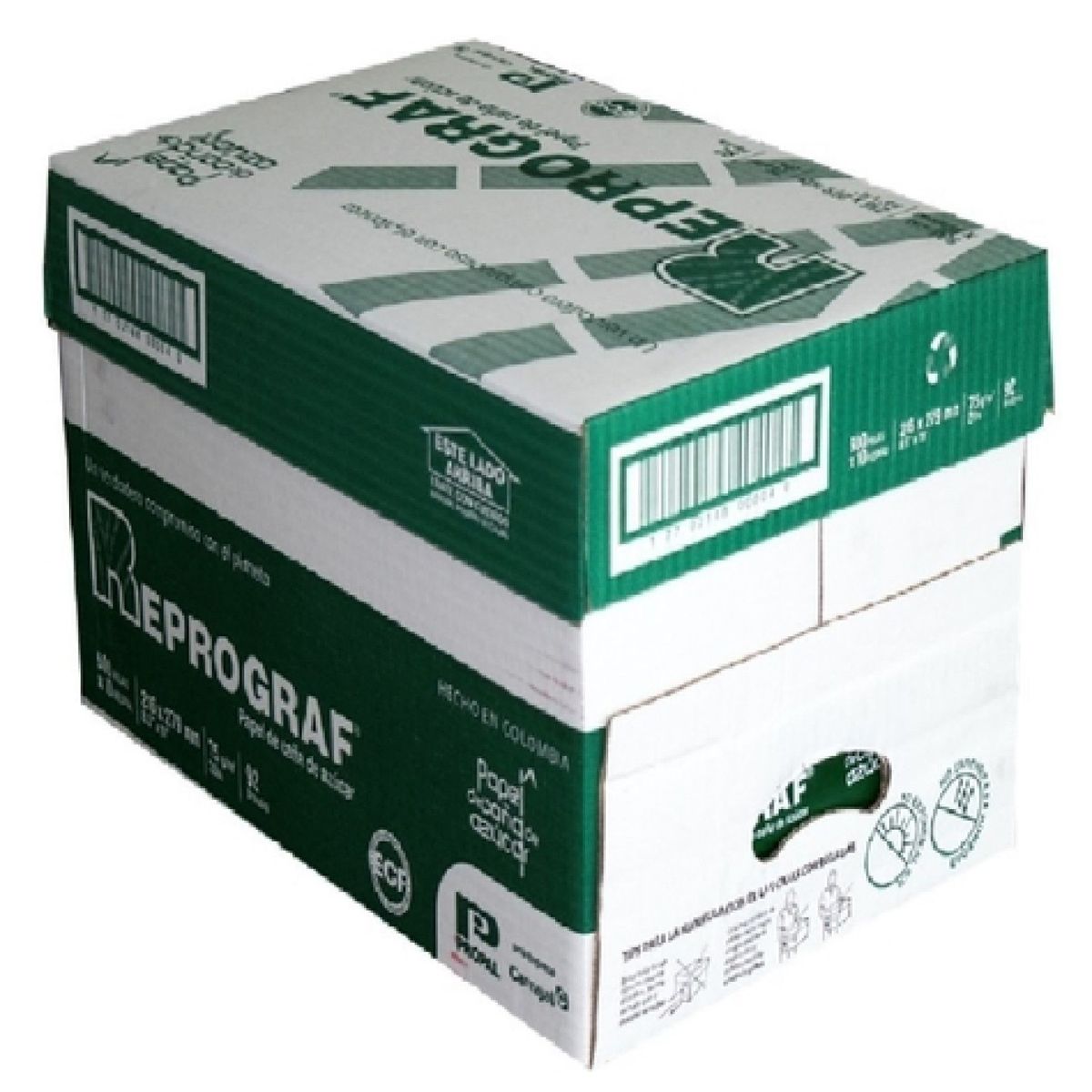 REPROGRAF - Caja Resma Papel Bond 75 Gr. Carta Reprograf X10 Unidades