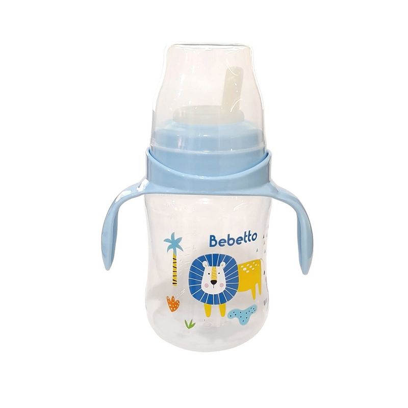 BEBETTO - Tetero bebetto azul de 8 onzas ref.47512