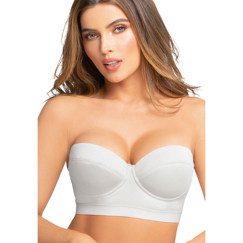 FORMAS INTIMAS - Bustier Para Mujer Blanco FI