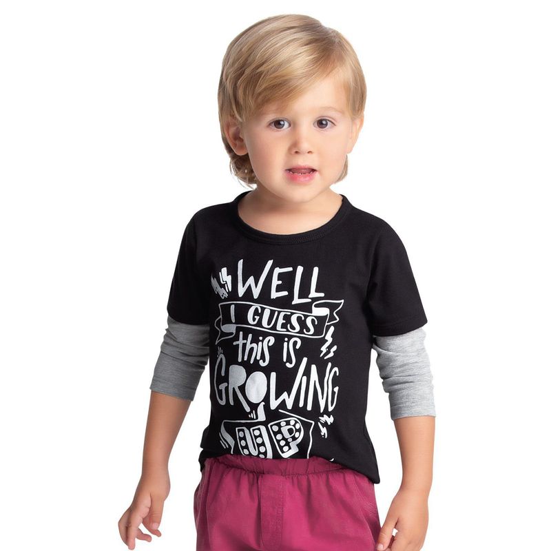 MARKETING PERSONAL - Camibuzo Infantil Bebé Negro Mp 57309