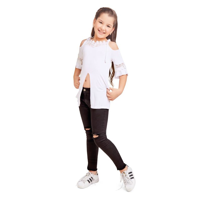 MARKETING PERSONAL - Jeans Niña Negro Mp 40459