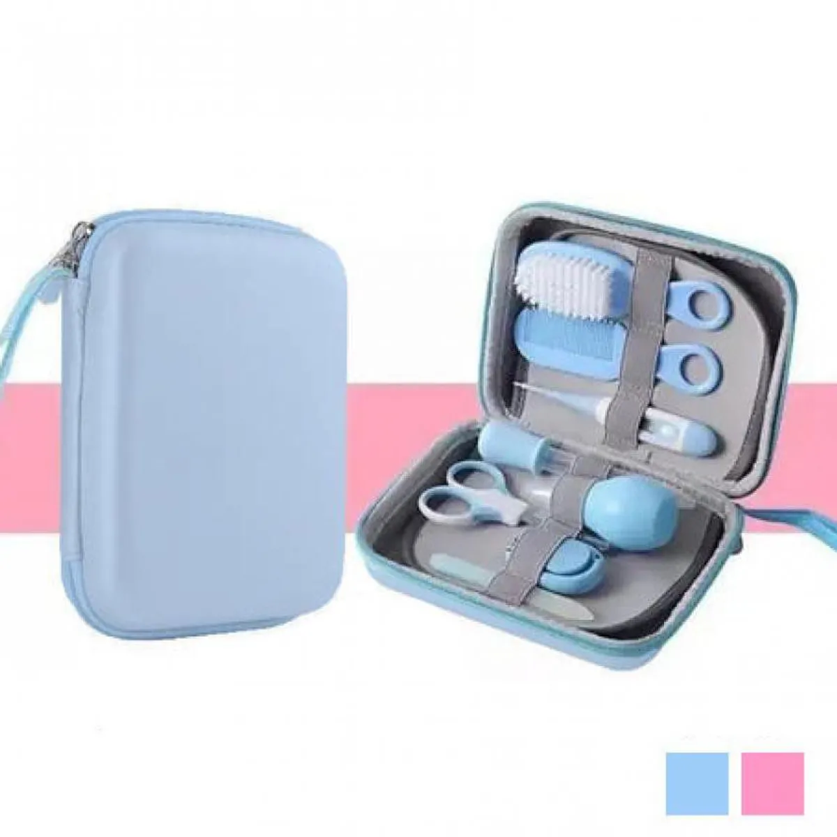 BABY ON - Kit de cuidado para bebe 8 piezas con cartuchera