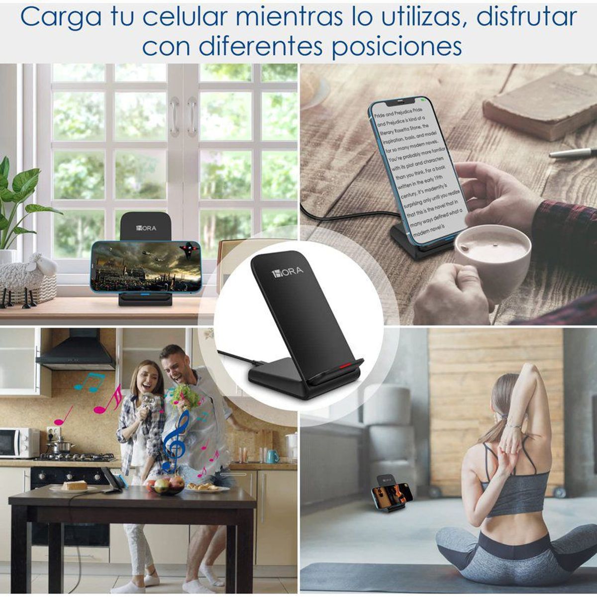 GENERICO - Base Cargador Inalámbrico 10W GAR157