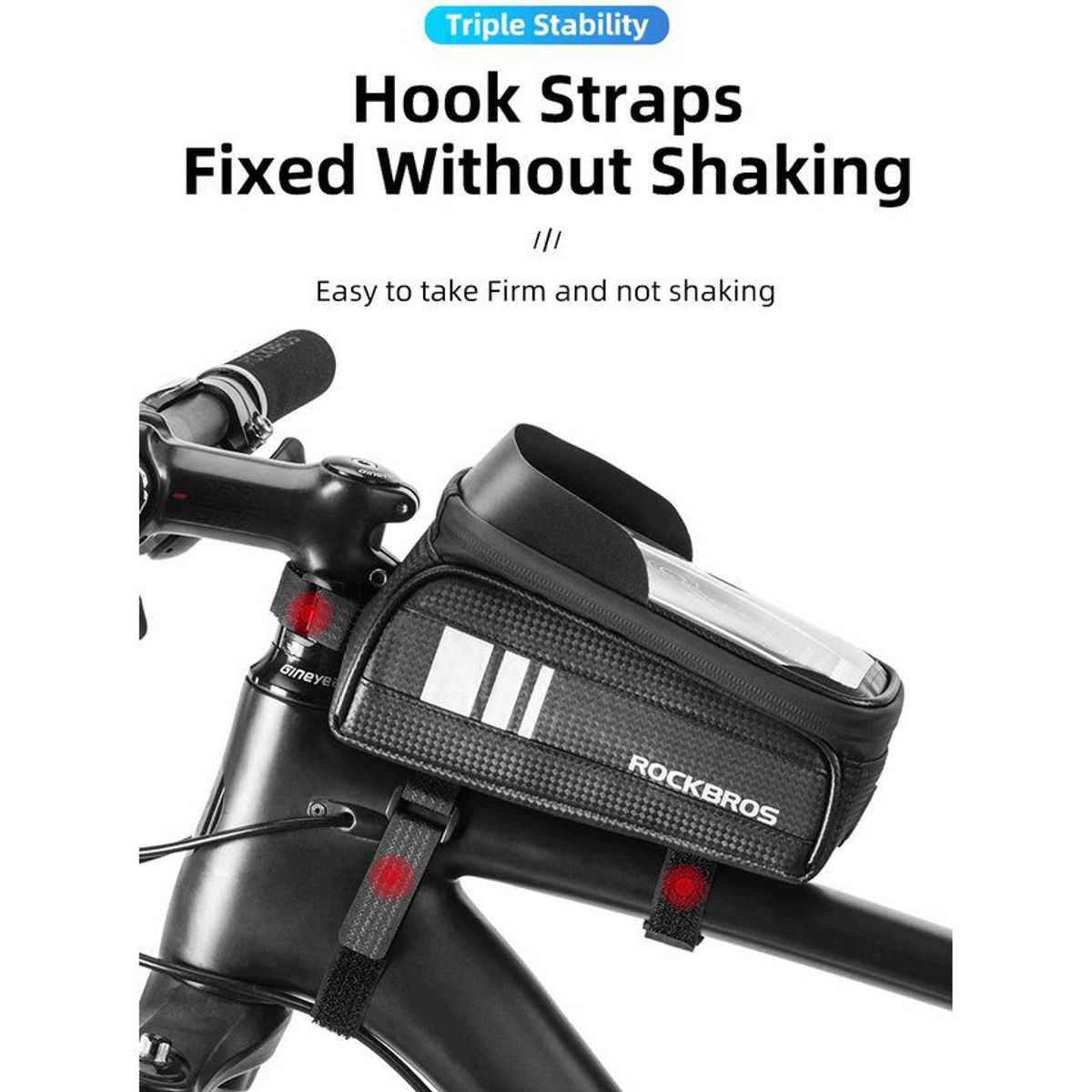 ROCKBROS - Estuche Impermeable Celular para Bicicleta Rockbros 017-2BK
