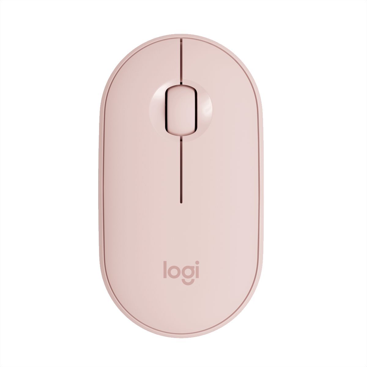 LOGITECH - Mouse Silencioso Bluetooth Logitech M350 Pebble Win Mac - Pink