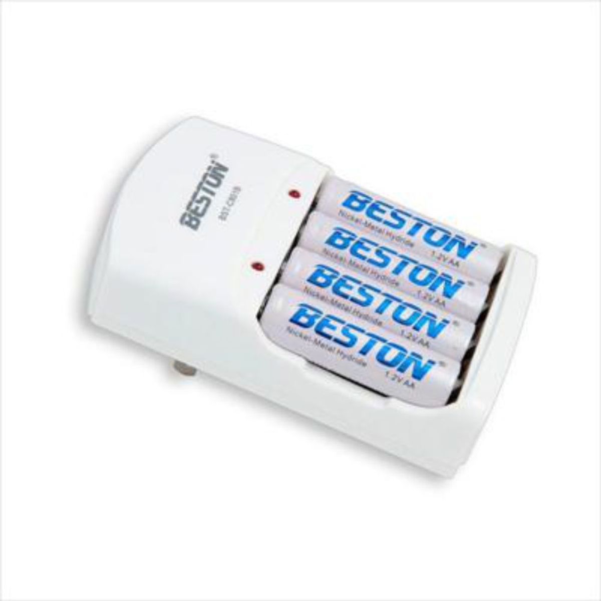 BESTON - Cargador Pilas Aaaaa  X4 Baterías Aa Recargable Beston