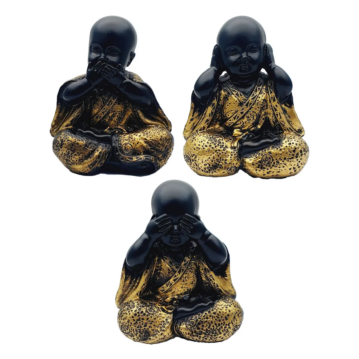 DAYOSHOP - Budas De La Sabiduria Prosperidad Y Protección Set X 3 Pcs