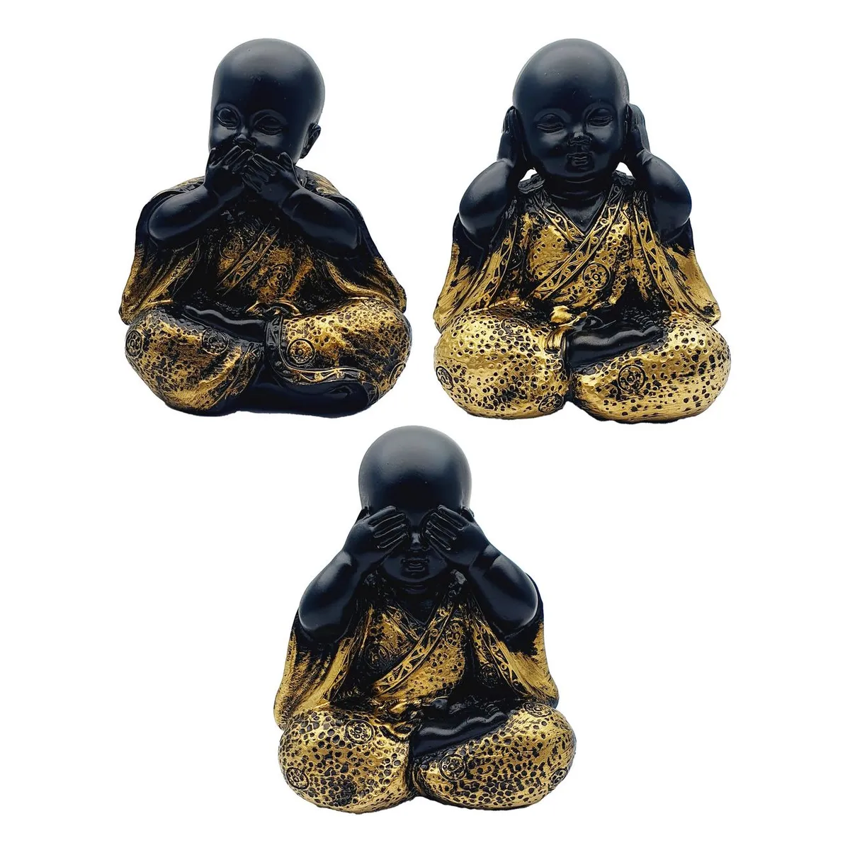 DAYOSHOP - Budas De La Sabiduria Prosperidad Y Protección Set X 3 Pcs