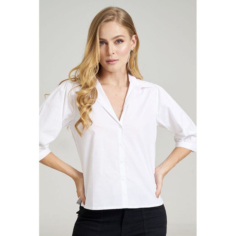 RAGGED - Camisa jolie ragged blanco