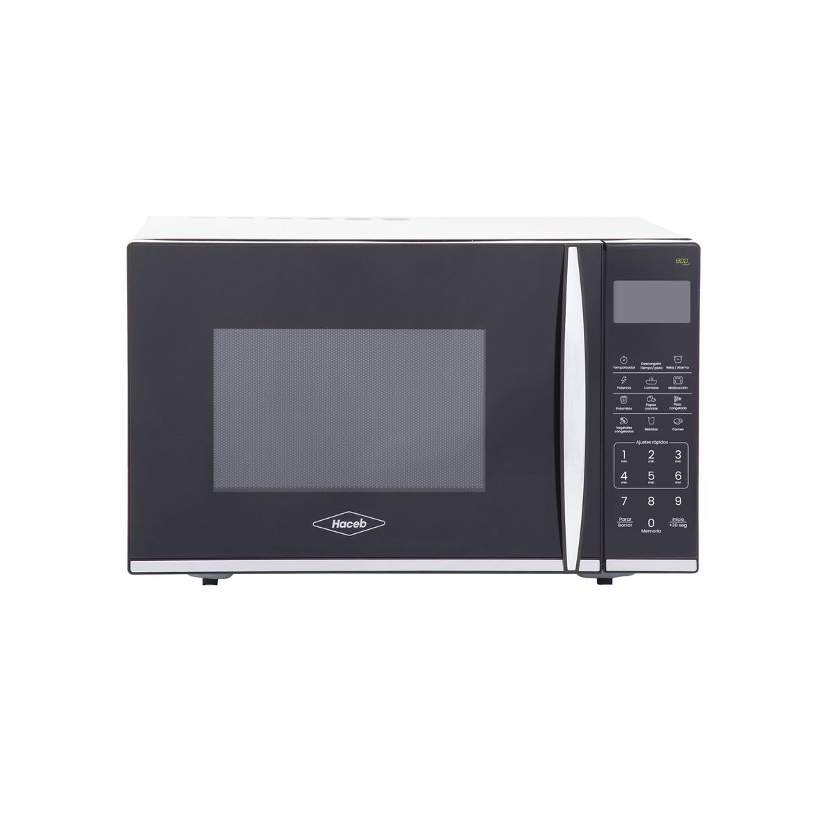 HACEB - Horno Microondas Haceb Negro con GRILL  de 31 Lts - 1.1