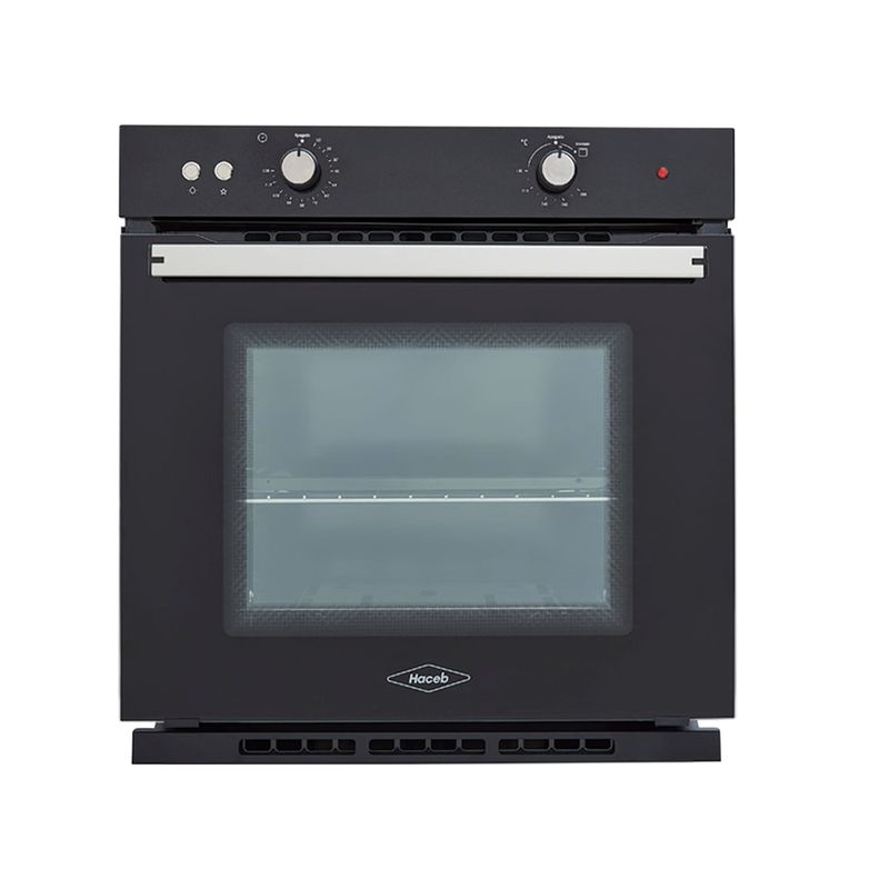 HACEB - Horno mixto Tofu 60 cm negro gas natural 120V Haceb