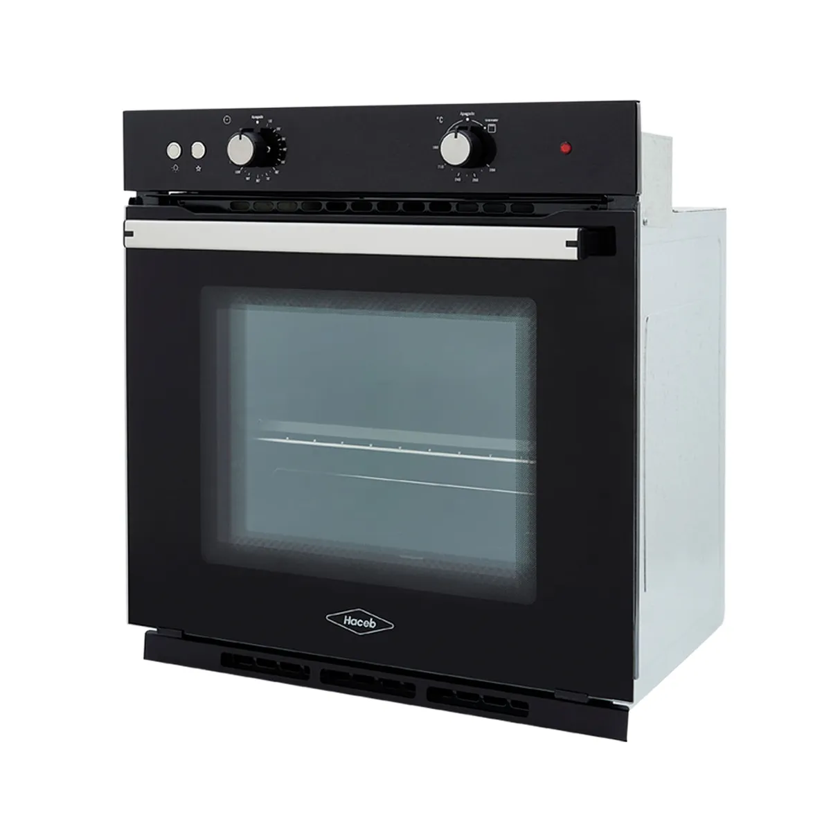 HACEB - Horno mixto Tofu 60 cm negro gas natural 120V Haceb