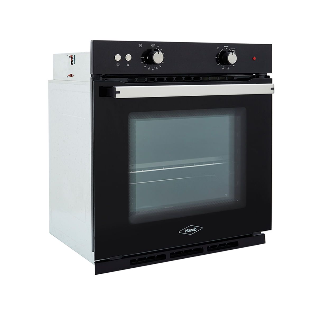 HACEB - Horno mixto Tofu 60 cm negro gas propano 120V Haceb
