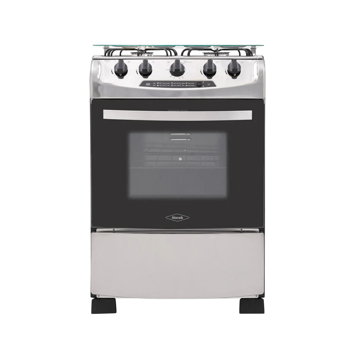 HACEB - Estufa Orégano Haceb 60 cms negra-inox gas propano