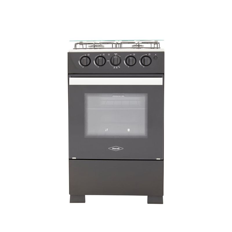 HACEB - Estufa Romero Vidrio Haceb 50 cms Gas Propano Negra
