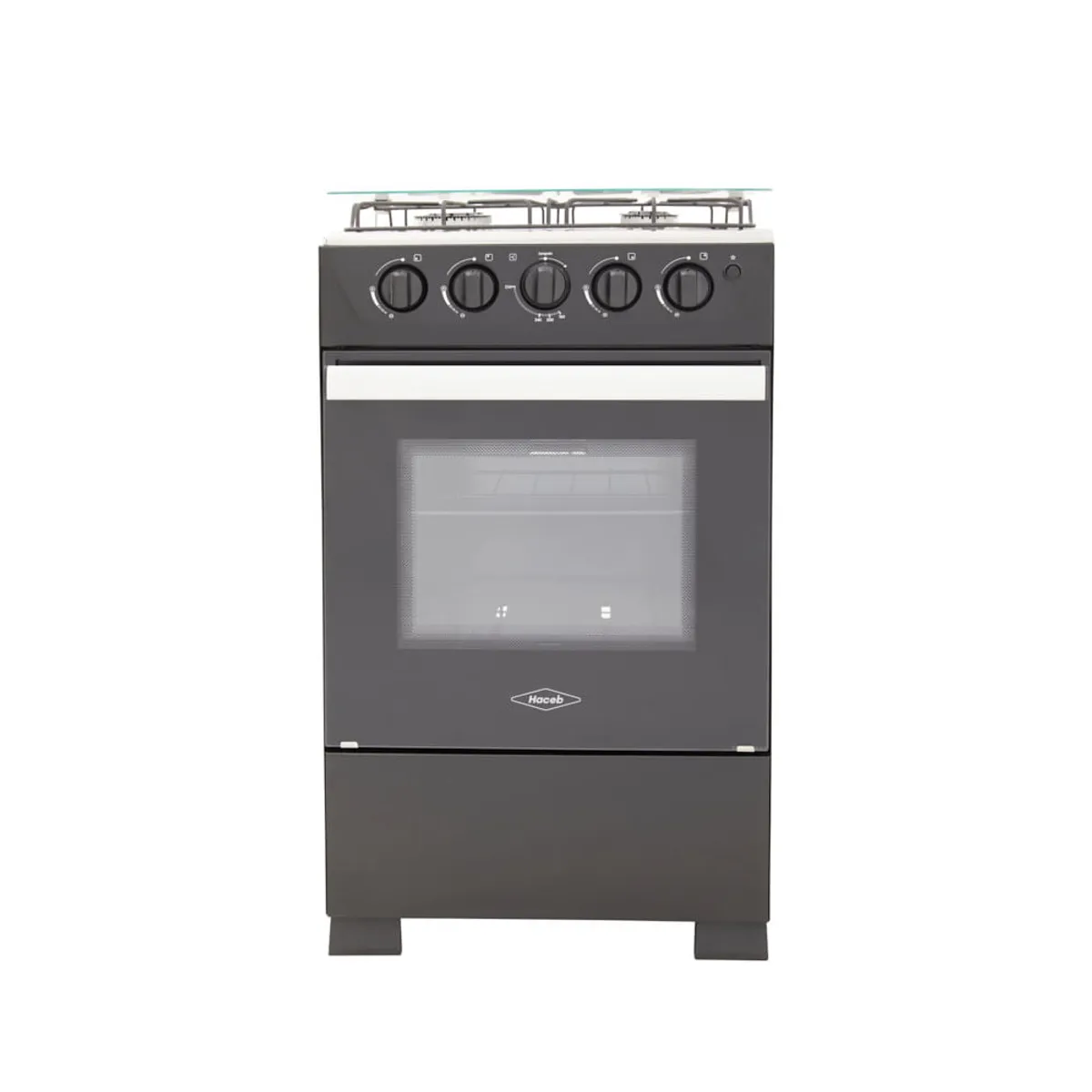HACEB - Estufa Romero Vidrio Haceb 50 cms Gas Natural Negra