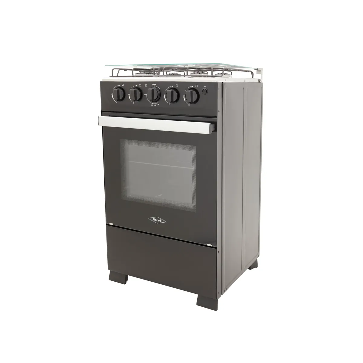 HACEB - Estufa Romero Vidrio Haceb 50 cms Gas Natural Negra