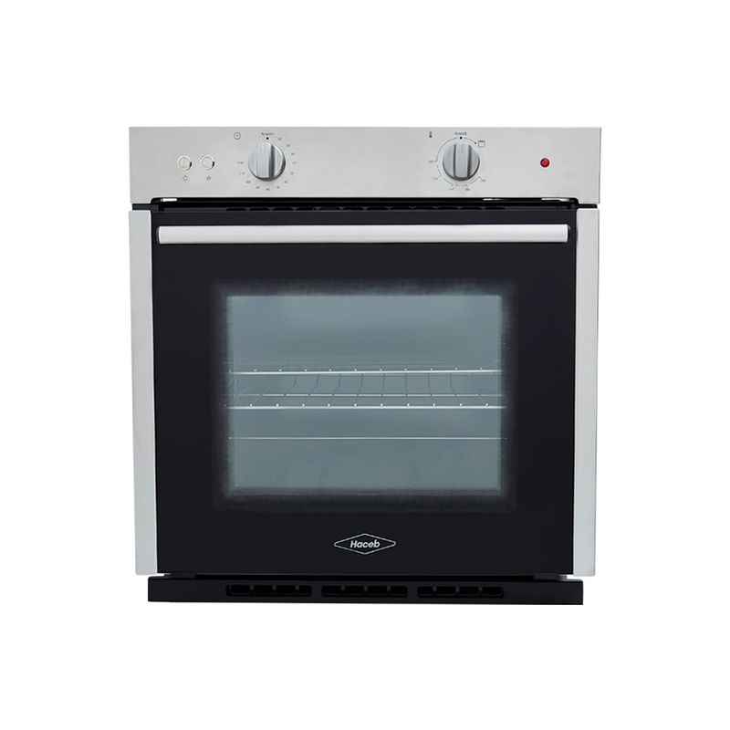 HACEB - Horno mixto Tandoori 60 cm Inox con vidrio negro gas natural 120V Haceb