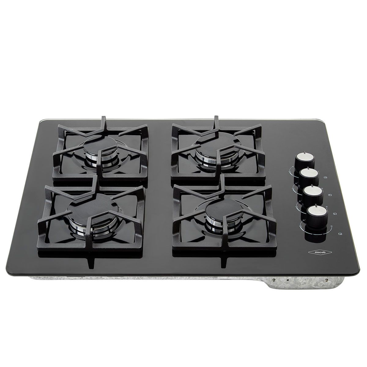 HACEB - Estufa de empotrar Tandoori Cristal 66X54 cm gas natural Haceb