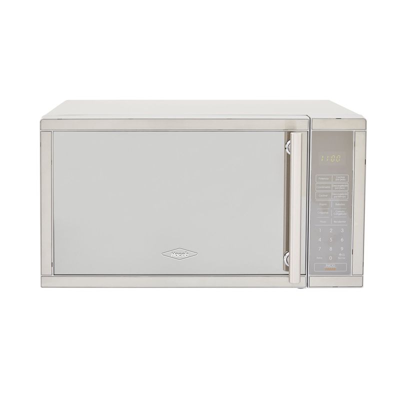 HACEB - Horno Microondas Haceb Inox Con Manija 0.7 (20 Litros)