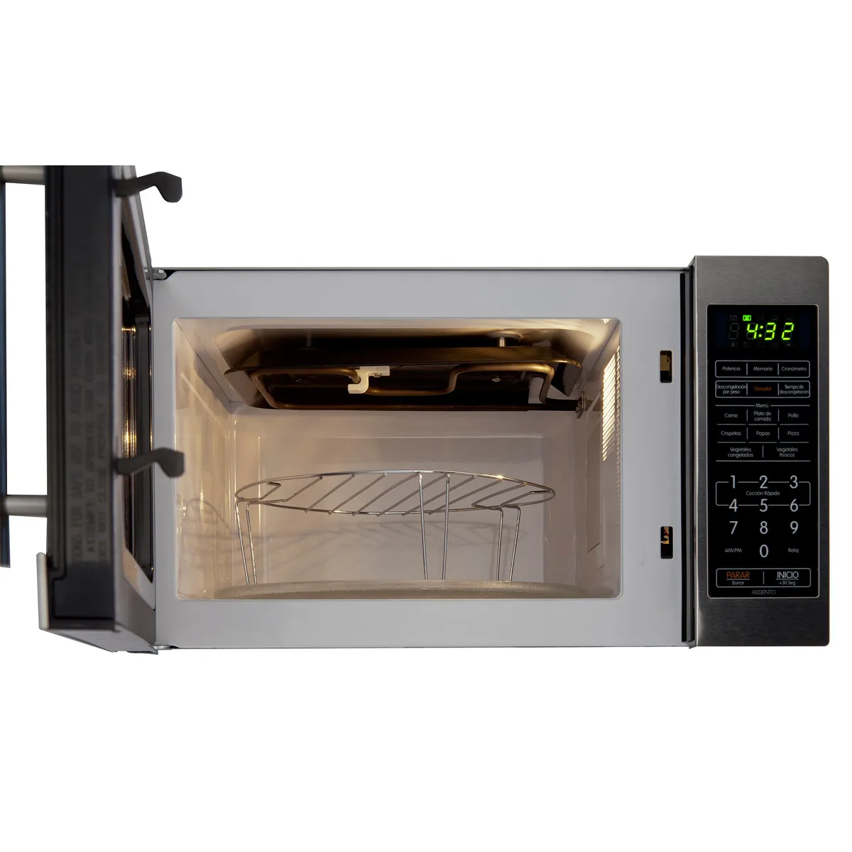 HACEB - Horno Microondas Haceb INOX con GRILL de 31 Lts - 1.1