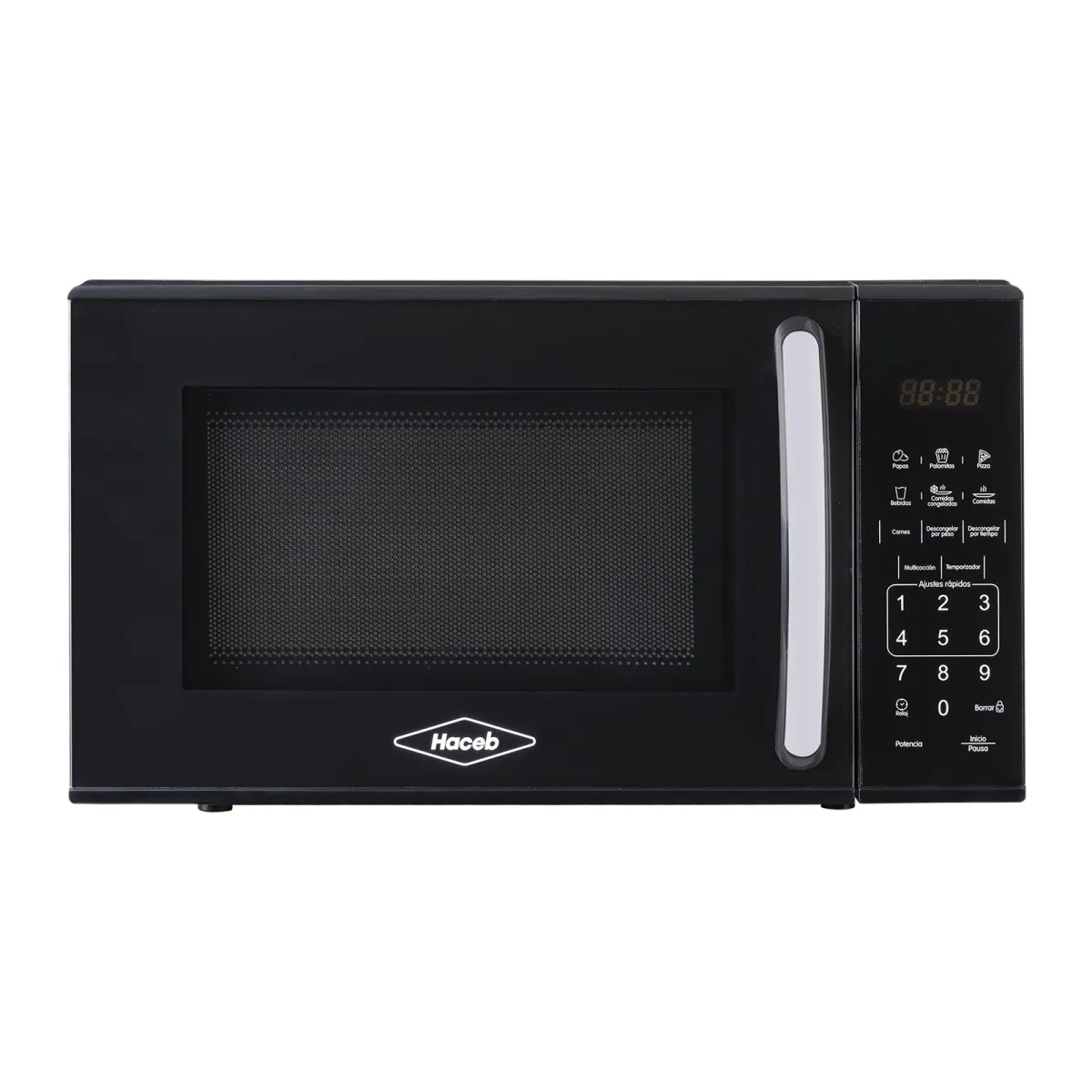 HACEB - Horno Microondas Haceb AZAFRÁN Negro de 20 lts - 0.7