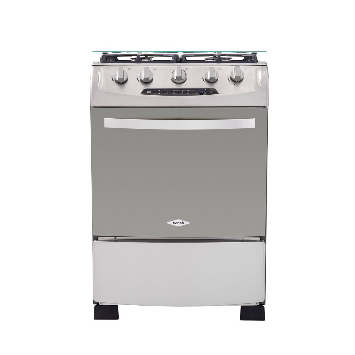 HACEB - Estufa Orégano Haceb 60 cms inox gas natural