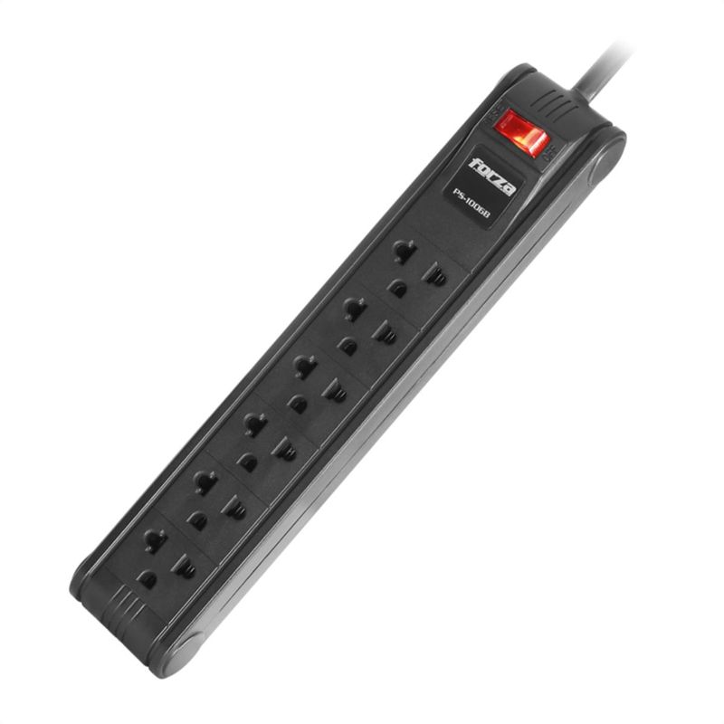 FORZA - Regleta Forza Ps-1006b, Switch De Reposición, 6 Tomas / 3mts