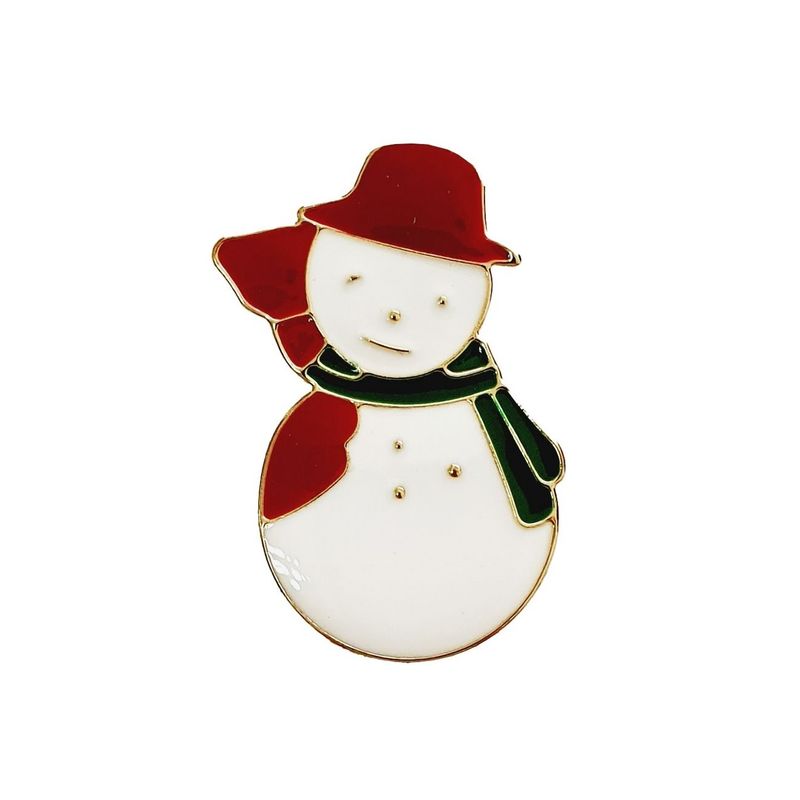 DAYOSHOP - Prendedor pin Navidad Muñeco De Nieves