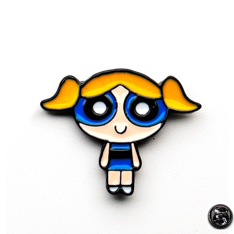 DAYOSHOP - Prendedor Pin Chica Super Poderosa Burbuja
