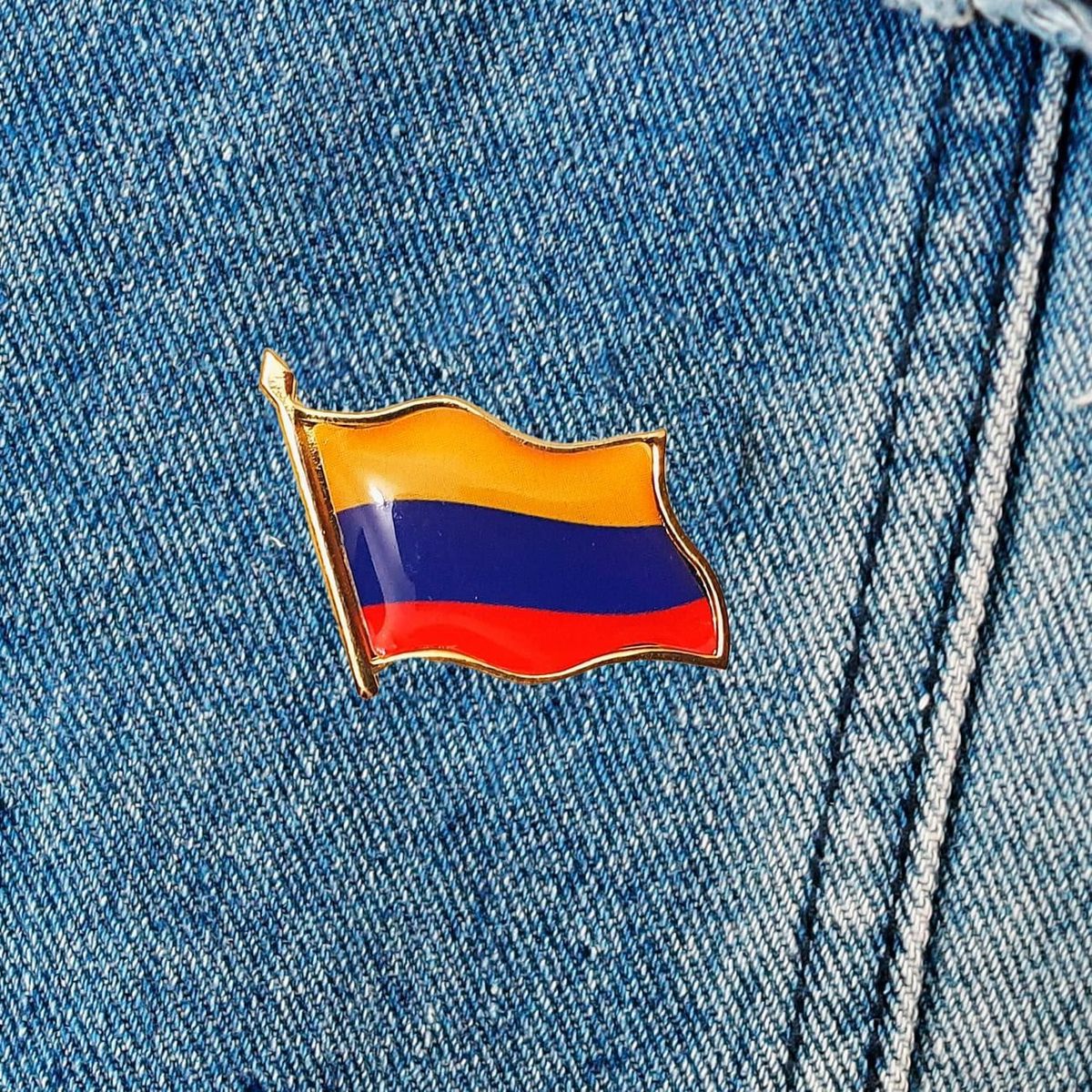 DAYOSHOP - Prendedor pin Bandera Colombia Dayoshop