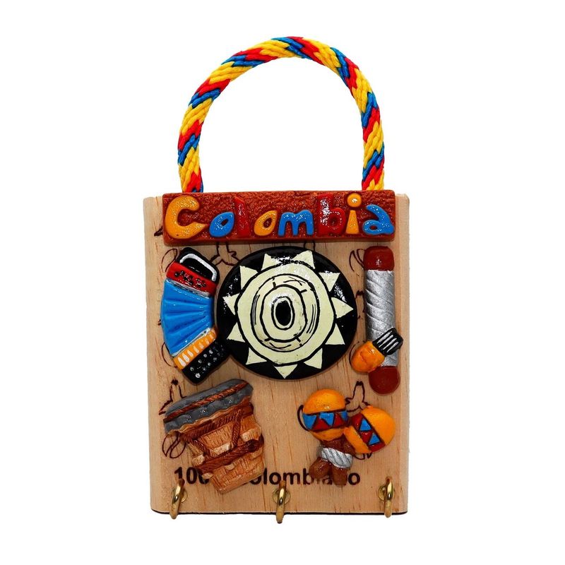 DAYOSHOP - Porta Llaves Artesanía Chiva Colombiana Decoracion
