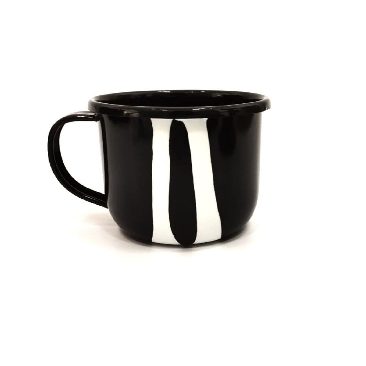 MACUIRA - Set 4 Mug Chocolatero en Peltre Manglar Negro 650ml