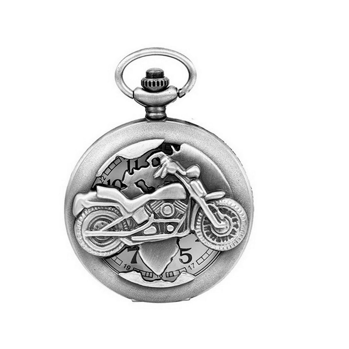 DAYOSHOP - Reloj Bolsillo Moto Harley Mas Estuche Mas Bateria.