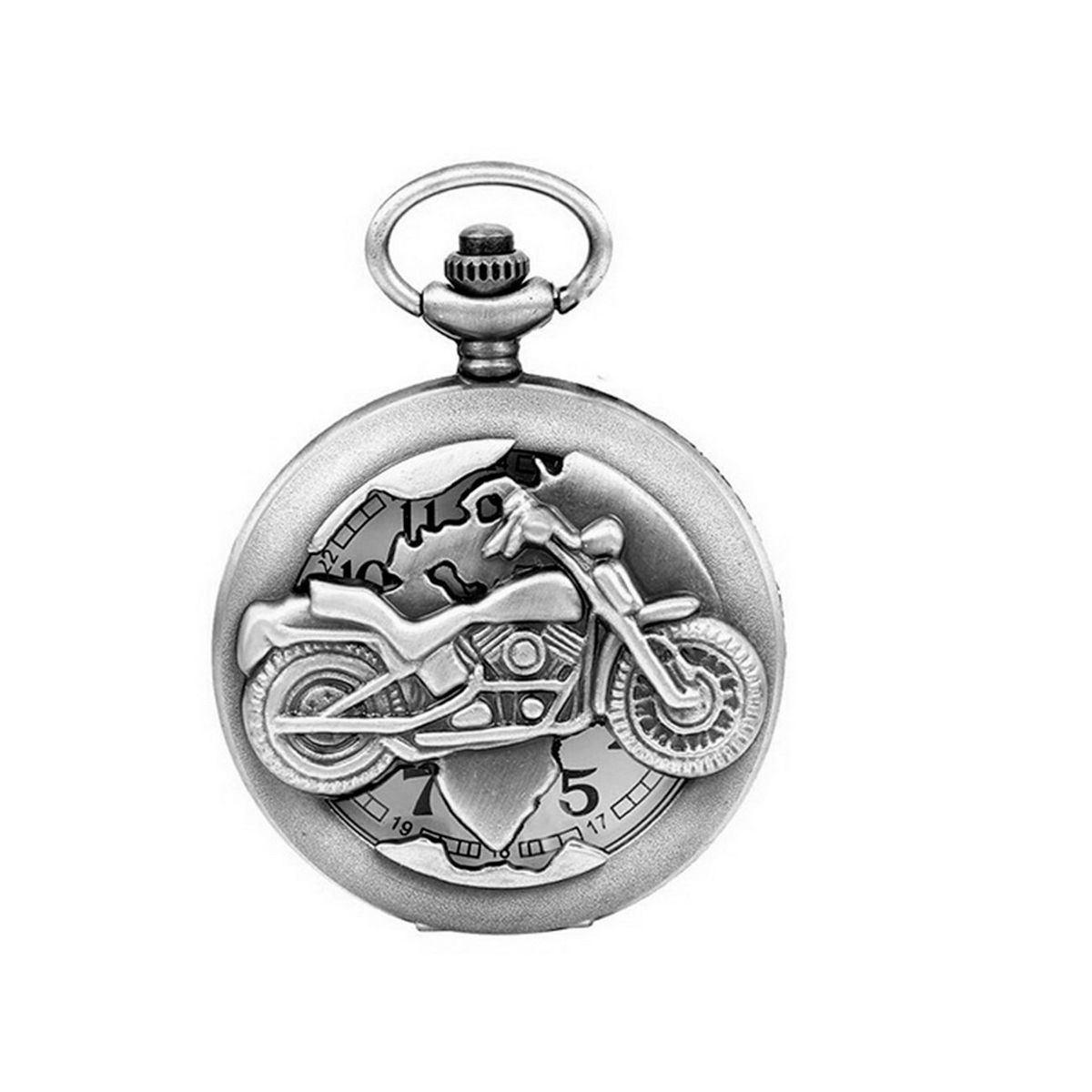 DAYOSHOP - Reloj Bolsillo Moto Harley Mas Estuche Mas Bateria.