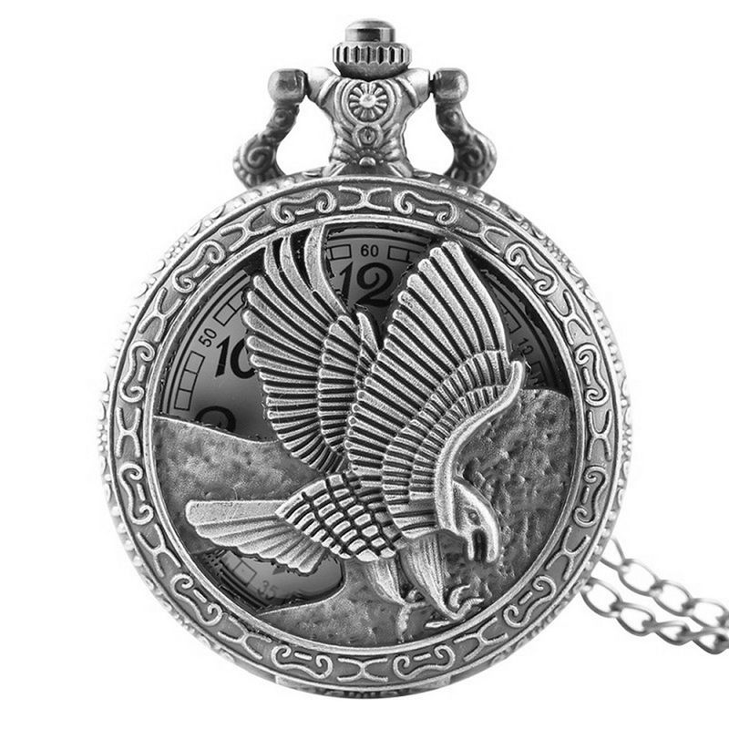 DAYOSHOP - Reloj Bolsillo Aguila Mas Estuche Mas Bateria