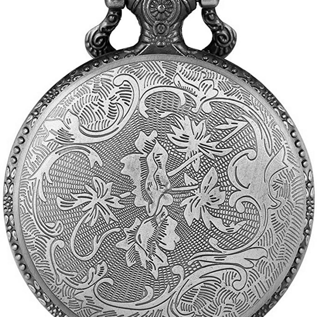 DAYOSHOP - Reloj Bolsillo Estatua De La Libertad Mas Estuche Mas Bateria