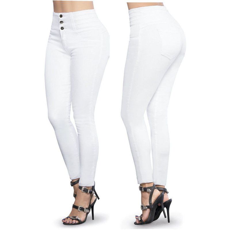 MARKETING PERSONAL - Pantalón Mujer Blanco Mp 69435
