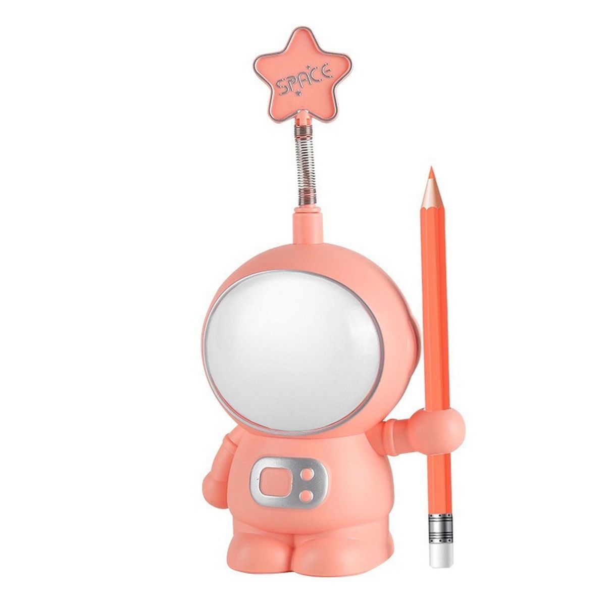 DAYOSHOP - Lampara Astronauta 3d Tajalapiz Recargable Escritorio Mesa.