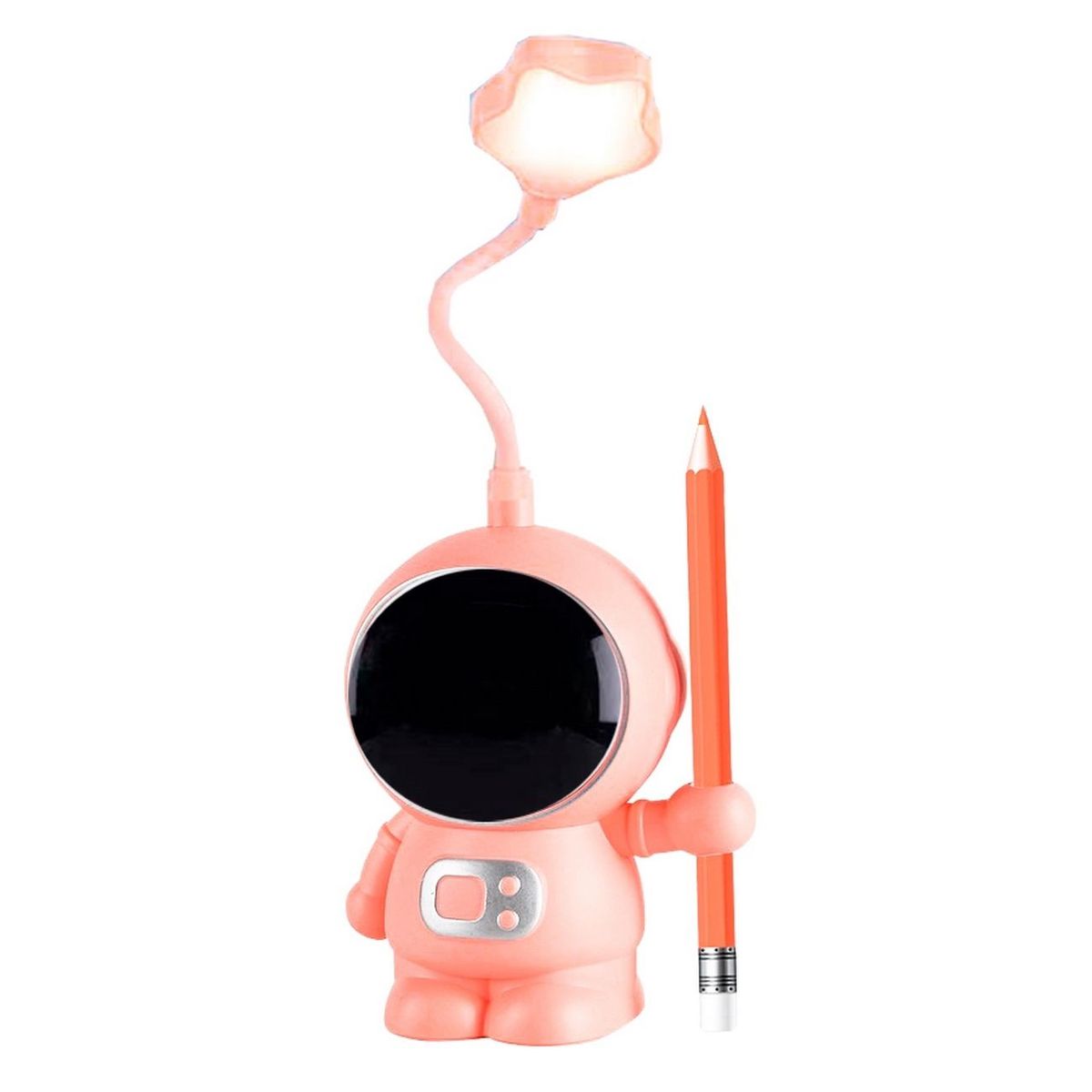 DAYOSHOP - Lampara Astronauta 3d Tajalapiz Recargable Escritorio Mesa.