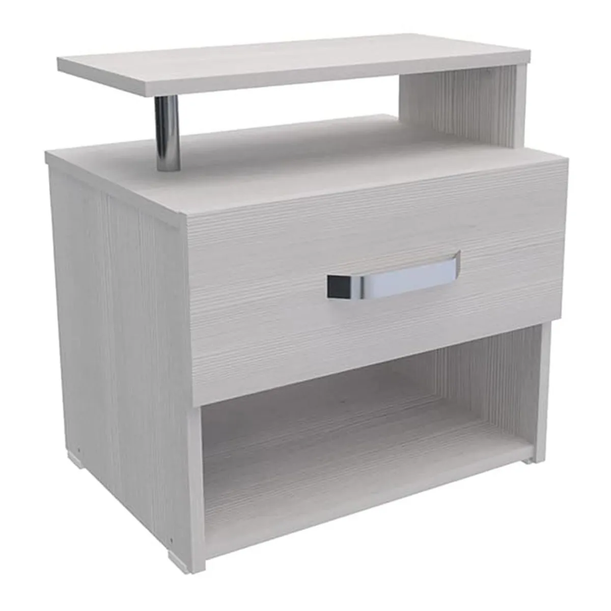 MADERKIT - Mesa De Noche Der/izq Color Blanco M01396