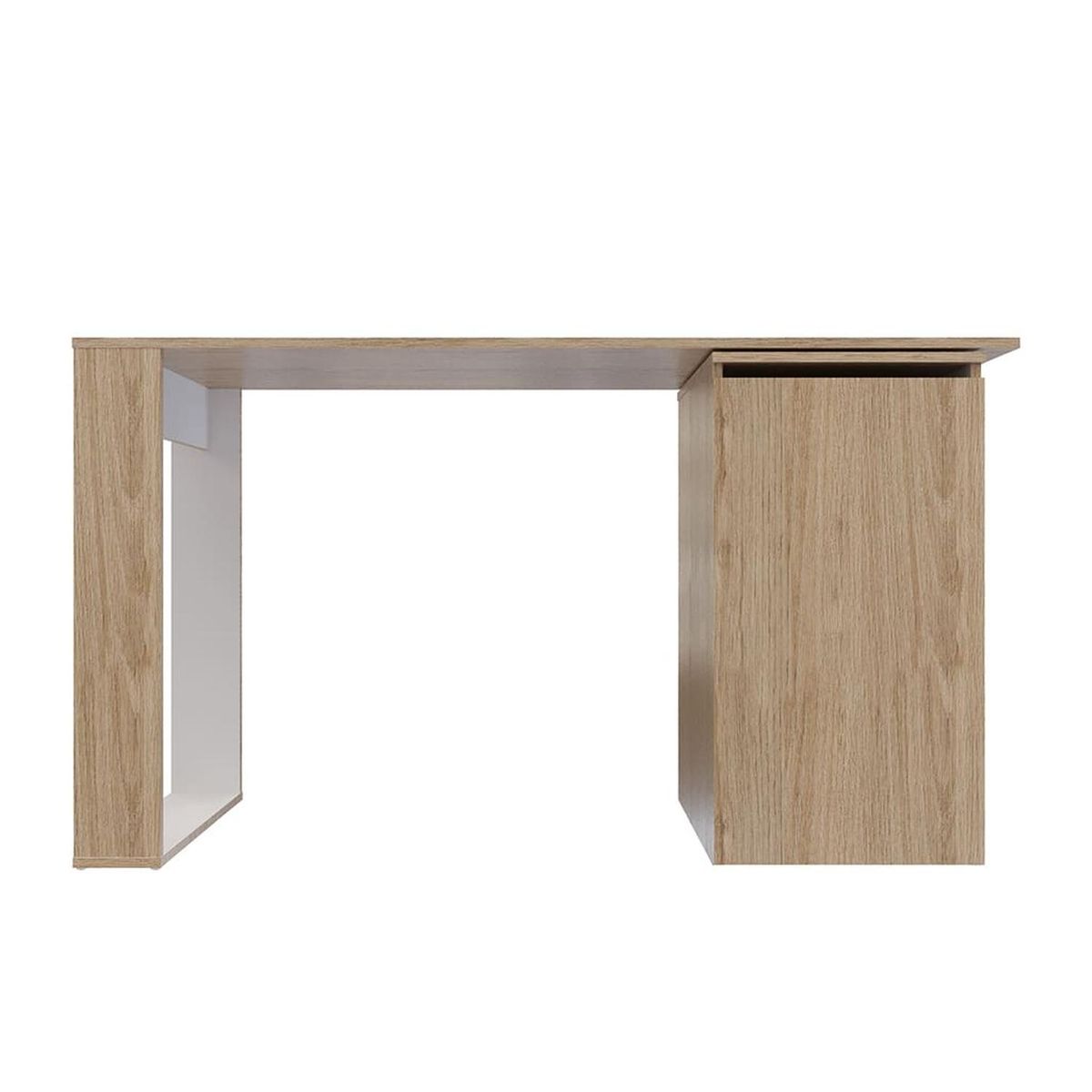 MADERKIT - Escritorio en Madera Doble Extensible (Dos Puestos de Trabajo)