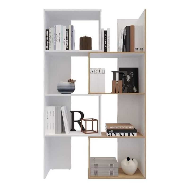 MADERKIT - Biblioteca Modular Color Rovere-nevado Maderkit P00374