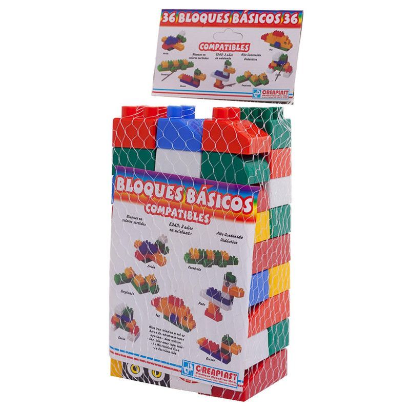 CREAPLAST - Bloque Básico en Malla x36 Creaplast - Multicolor