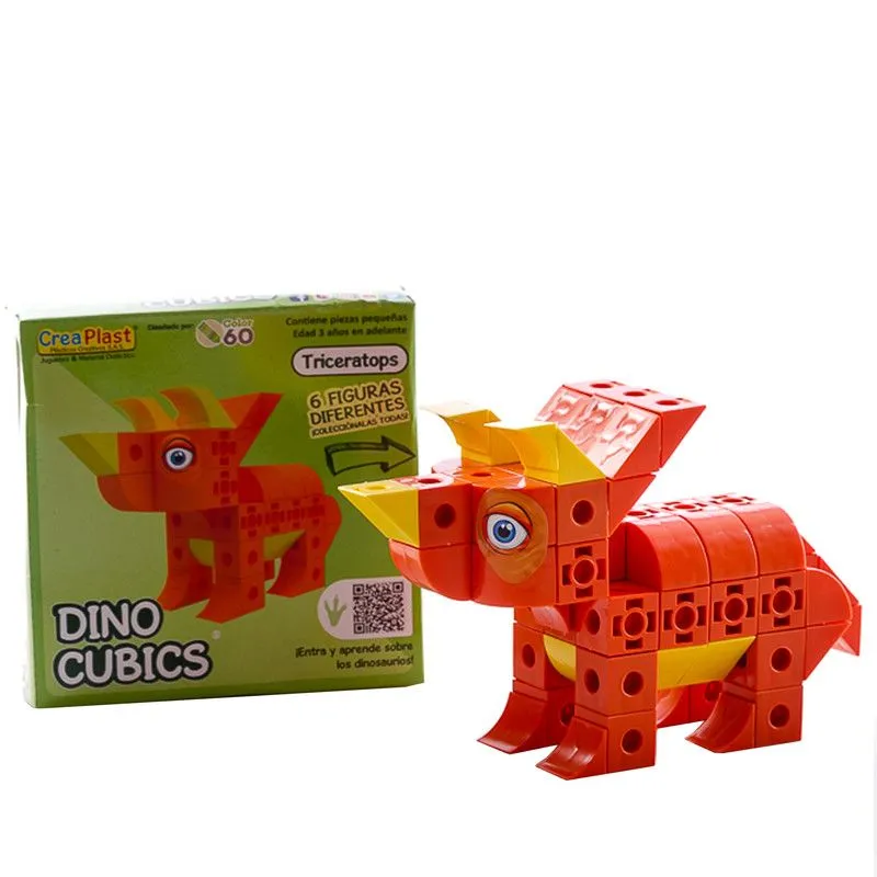 CREAPLAST - Triceratops Cubics Creaplast - Dinocubics